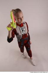 DENISA PILOT STANDING POSE WITH GUN 5